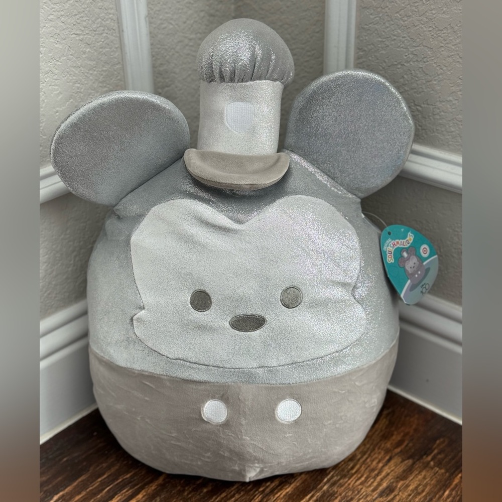 NWT Disney Squishmallows Steamboat Willie Mickey Mouse, Target Exclusive